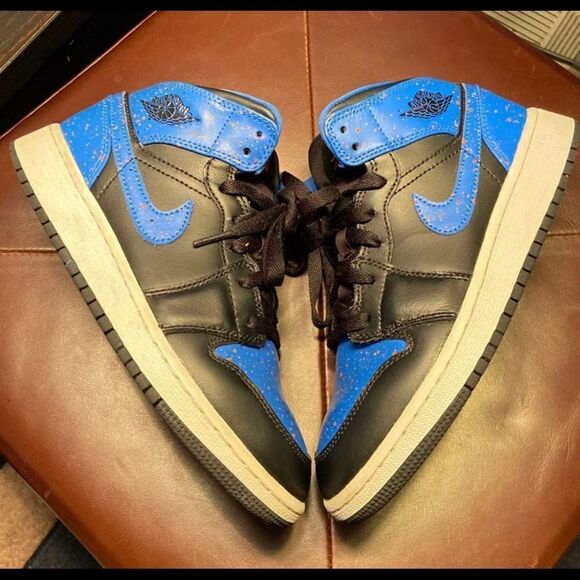 Jordan 1 royal blue and splatter not Jordan 11 or Nike dunk - Picture 2 of 3